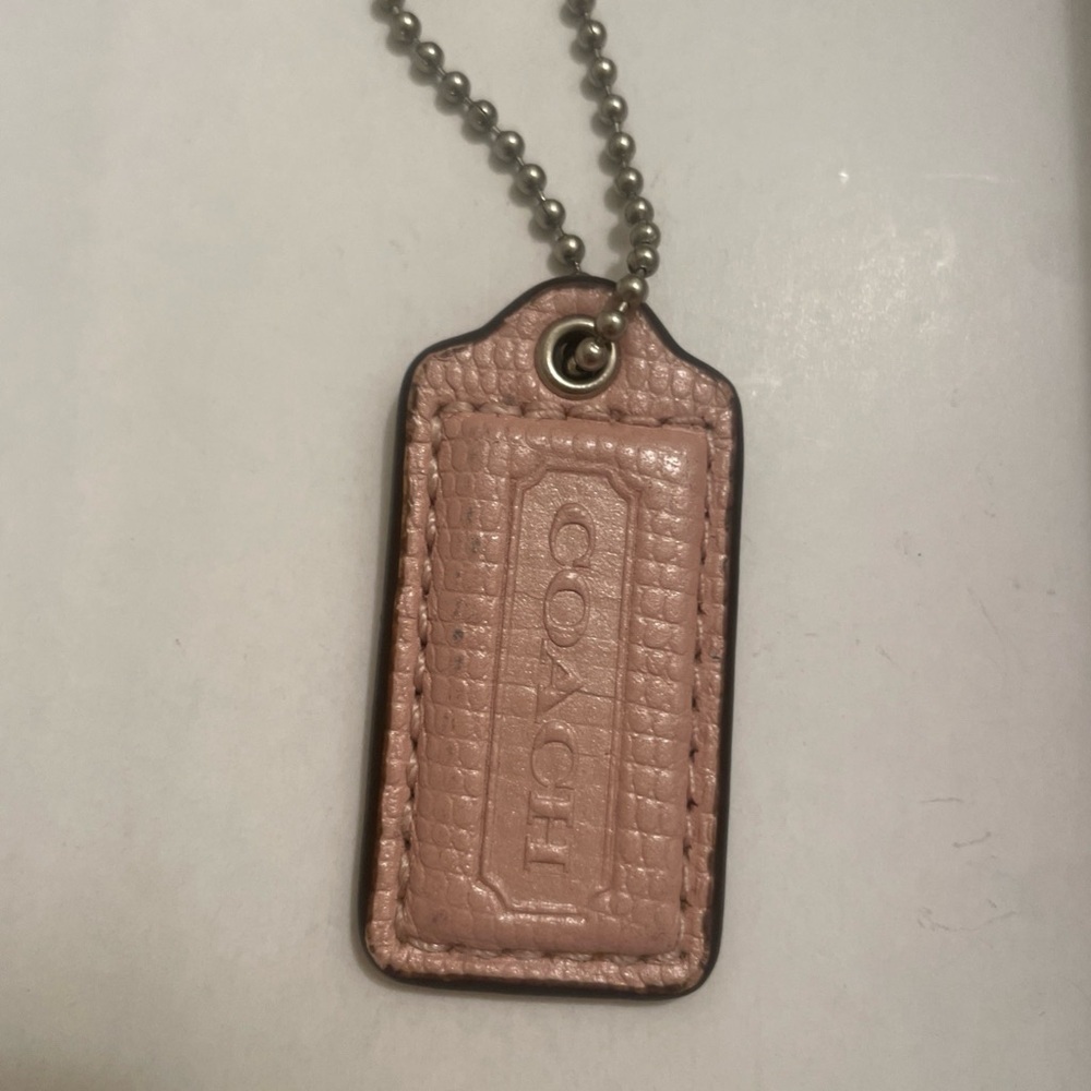 Coach Vintage Leather  Hang Tag Bag charm - Item #22